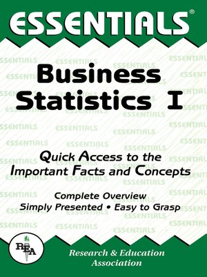 cover image of Business Statistics I Essentials